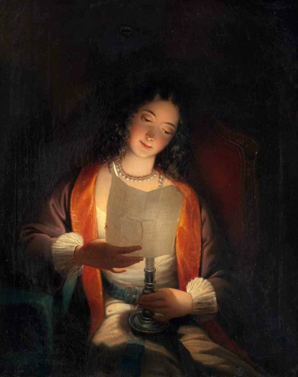 The love letter by Petrus van Schendel